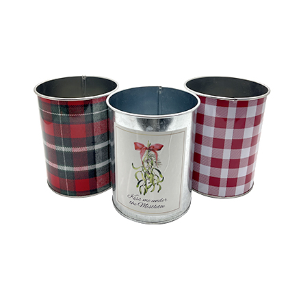 Decorative Cup Tin Box Packaging