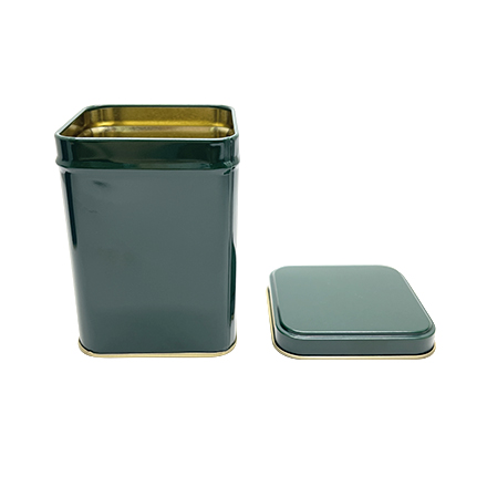 Square storage tin box packaging