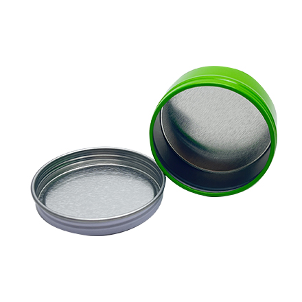 round spiral seamless tin box