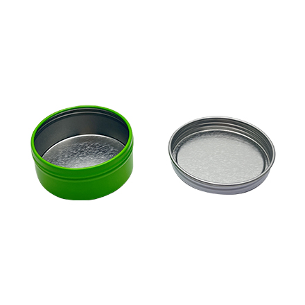 round spiral seamless tin box