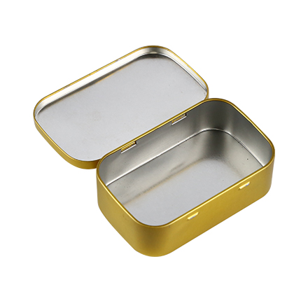 square packaging tin